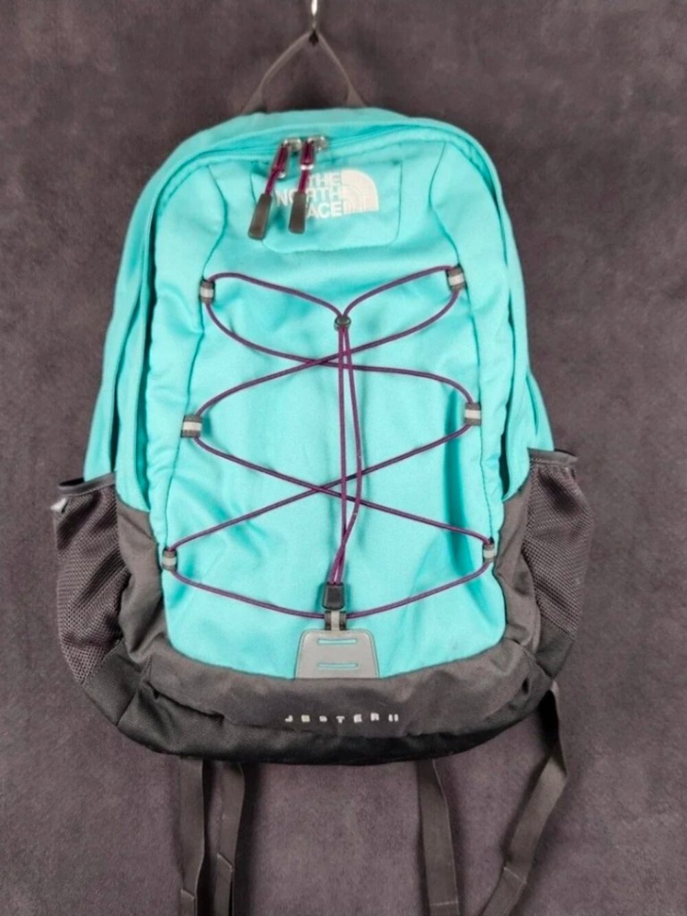 The North Face Jester II Blue 19in Backpack Women Laptop‎ School Daypack Travel